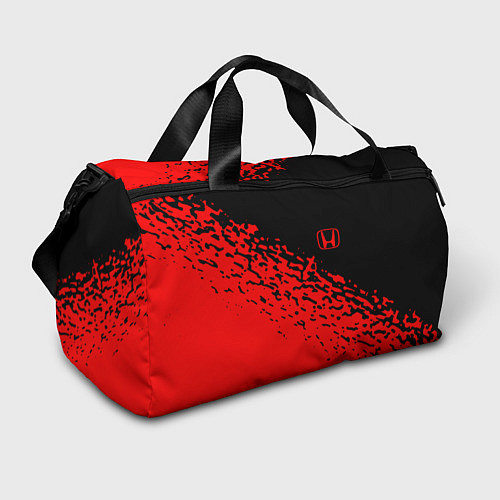 Спортивная сумка Honda - красные брызги / 3D-принт – фото 1