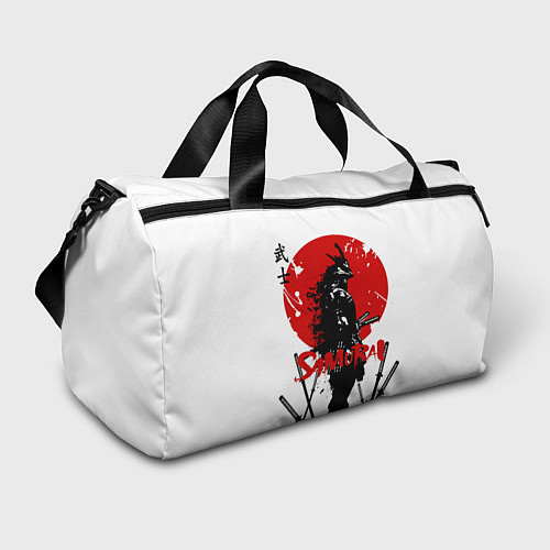 Спортивная сумка Самурай, Катаны и Красное Солнце / 3D-принт – фото 1