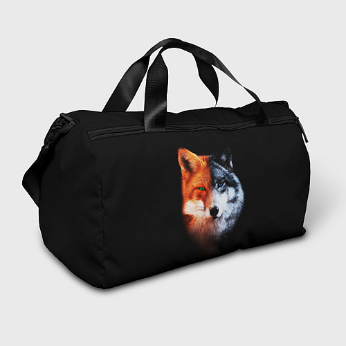 Спортивная сумка Волк и Лисица / 3D-принт – фото 1