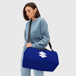 Сумки спортивные Suzuki - трещины, цвет: 3D-принт — фото 2