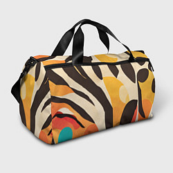 Сумки спортивные Сафари узоры, цвет: 3D-принт