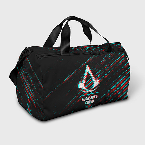 Спортивная сумка Assassins Creed в стиле glitch и баги графики на т / 3D-принт – фото 1