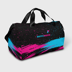 Сумки спортивные Hoffenheim - neon gradient: символ сверху, цвет: 3D-принт