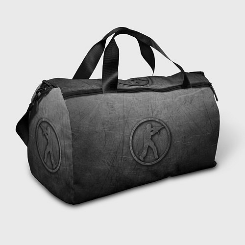 Спортивная сумка Чугунный логотип Counter Strike / 3D-принт – фото 1