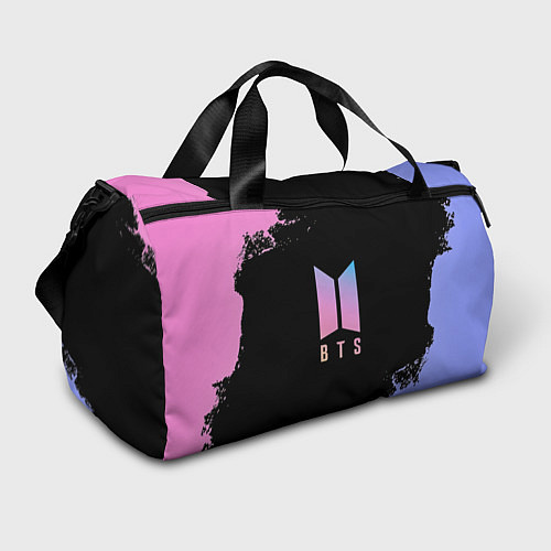 Спортивная сумка BTS Blue And Pink / 3D-принт – фото 1