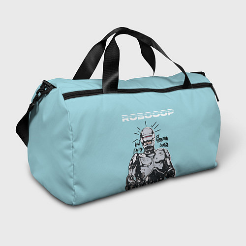 Спортивная сумка Графити Робокоп / 3D-принт – фото 1