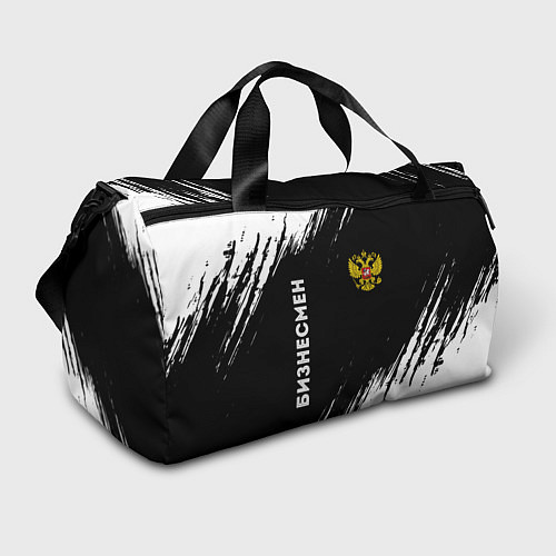 Спортивная сумка Бизнесмен из России и герб РФ: надпись, символ / 3D-принт – фото 1