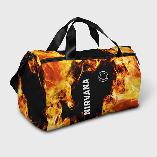 Спортивная сумка Nirvana и пылающий огонь / 3D-принт – фото 1