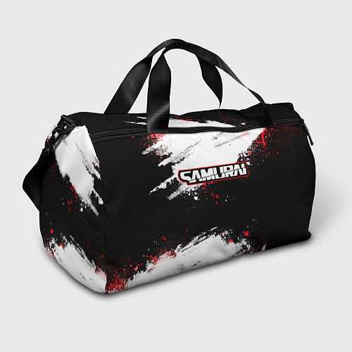Спортивная сумка Samurai - cyberpunk 2077 - Белый краски / 3D-принт – фото 1
