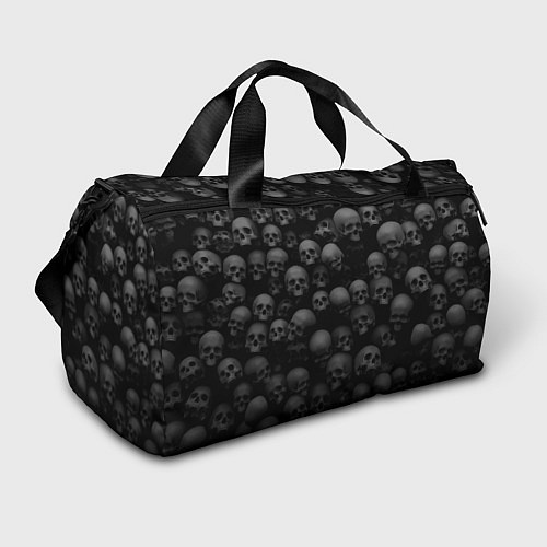 Спортивная сумка Композиция из черепов - Dark / 3D-принт – фото 1