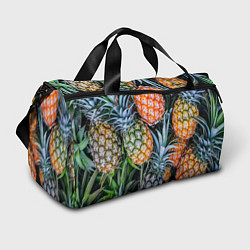 Спортивная сумка Фон из ананасов