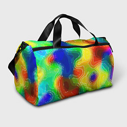 Спортивная сумка Разноцветная абстрактная композиция