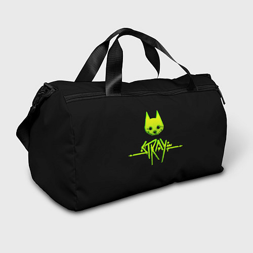 Спортивная сумка Stray green neon / 3D-принт – фото 1
