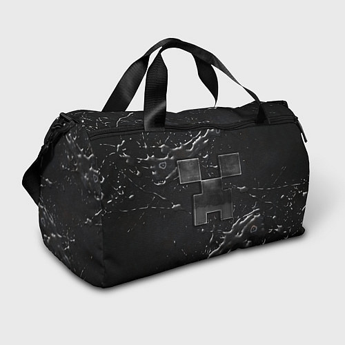 Спортивная сумка Minecraft black / 3D-принт – фото 1