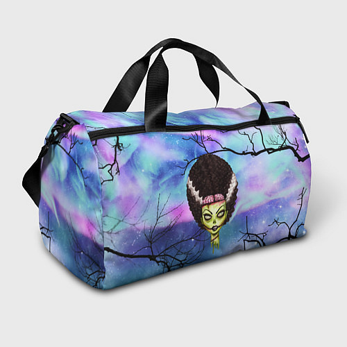 Спортивная сумка Девушка - зомби / 3D-принт – фото 1