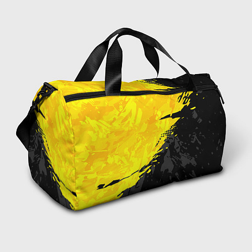 Спортивная сумка Black and yellow / 3D-принт – фото 1