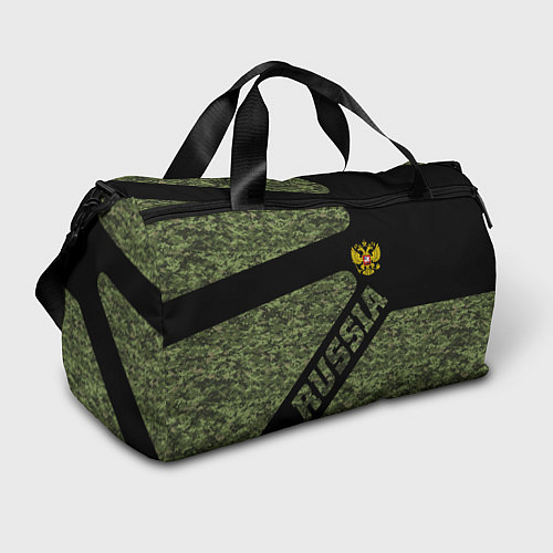 Спортивная сумка Камуфляж - RUSSIA / 3D-принт – фото 1