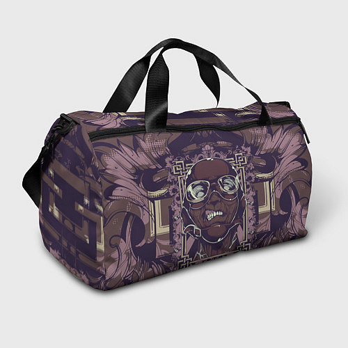Спортивная сумка Зомби в шлеме / 3D-принт – фото 1