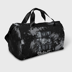 Сумки спортивные Slipknot black & white style, цвет: 3D-принт