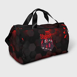 Сумки спортивные Slipknot art black, цвет: 3D-принт