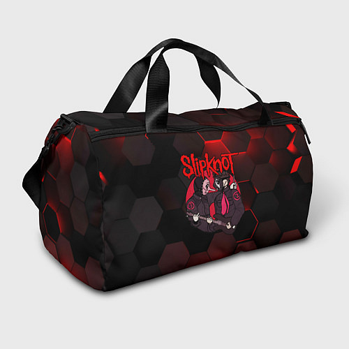 Спортивная сумка Slipknot art black / 3D-принт – фото 1