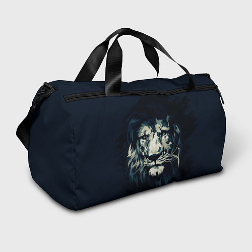 Спортивная сумка Голова царя-зверей льва / 3D-принт – фото 1