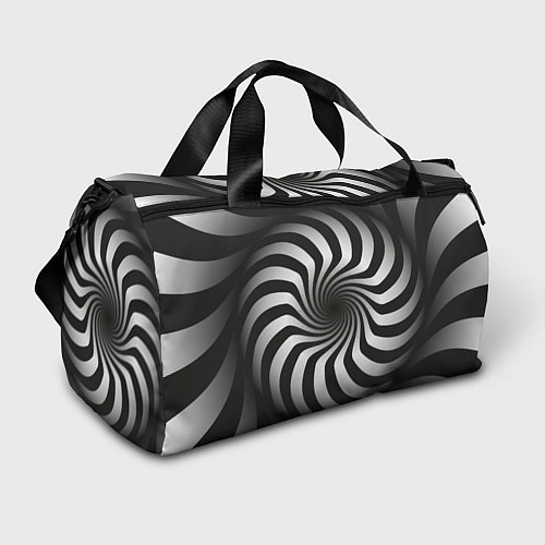 Спортивная сумка Объёмная спираль - оптическая иллюзия / 3D-принт – фото 1