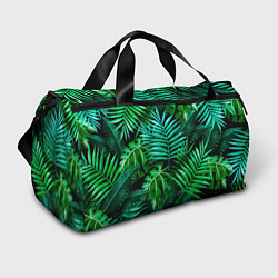 Спортивная сумка Тропические растения - текстура