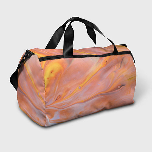 Спортивная сумка Оранжевая река и краски / 3D-принт – фото 1