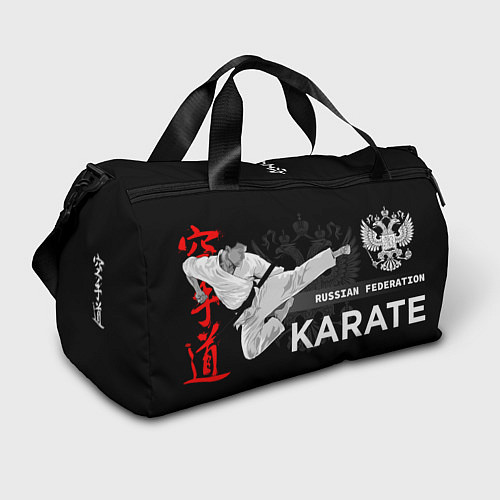 Спортивная сумка Russian federation karate / 3D-принт – фото 1
