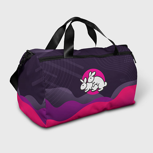 Спортивная сумка Кролики love / 3D-принт – фото 1