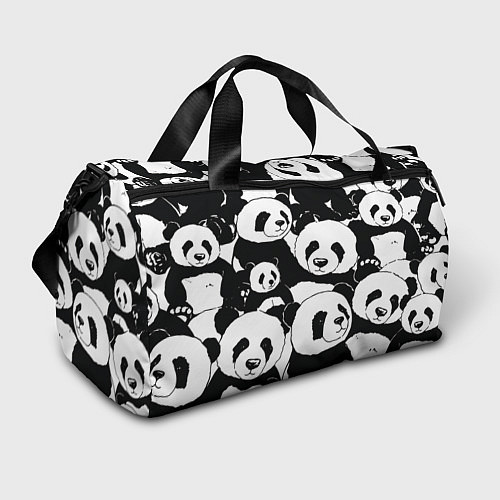 Спортивная сумка С пандами паттерн / 3D-принт – фото 1