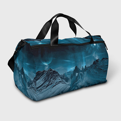 Спортивная сумка Снежные горные вершины / 3D-принт – фото 1