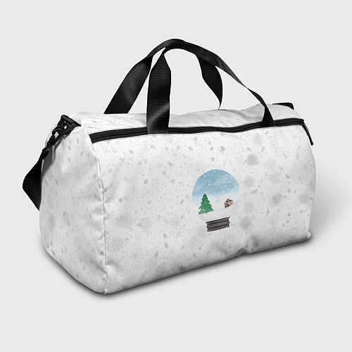 Спортивная сумка Зимняя метель / 3D-принт – фото 1