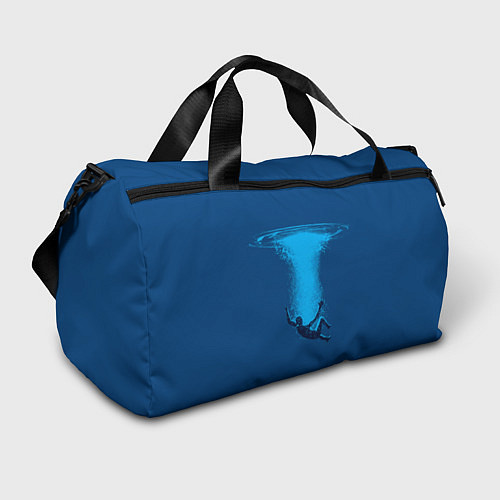 Спортивная сумка Человек упавший в океан / 3D-принт – фото 1