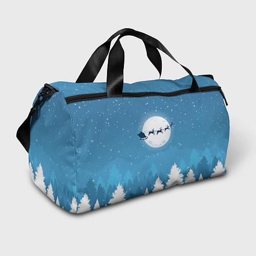 Спортивная сумка Новогодняя сказка дед мороз / 3D-принт – фото 1