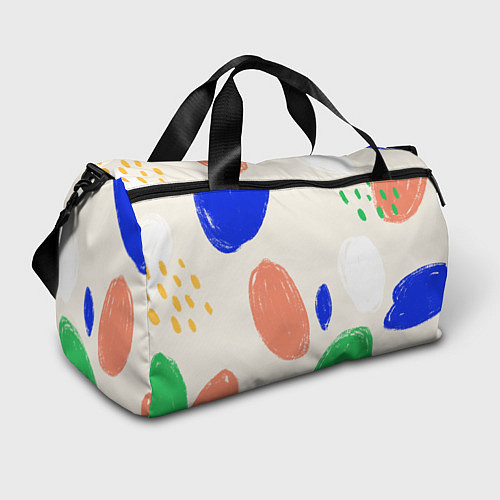 Спортивная сумка Разноцветные пятна / 3D-принт – фото 1