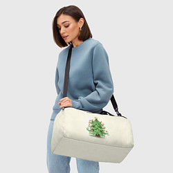 Сумки спортивные Новогодняя нарядная елочка, цвет: 3D-принт — фото 2