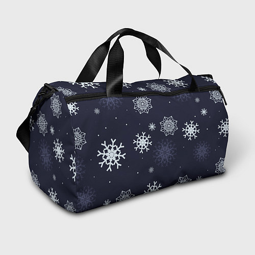 Спортивная сумка Снежная ночь / 3D-принт – фото 1
