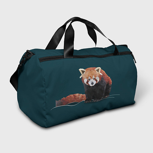 Спортивная сумка Полигональная панда / 3D-принт – фото 1