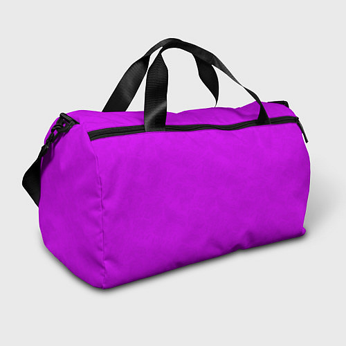 Спортивная сумка Неоновый розово-сиреневый текстурированный / 3D-принт – фото 1