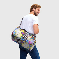 Сумки спортивные Василий Кандинский Абстрактная композиция, цвет: 3D-принт — фото 2