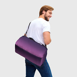 Сумки спортивные Пурпурный-лиловый градиент, цвет: 3D-принт — фото 2