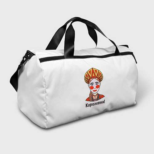 Спортивная сумка Королевна в кокошнике / 3D-принт – фото 1