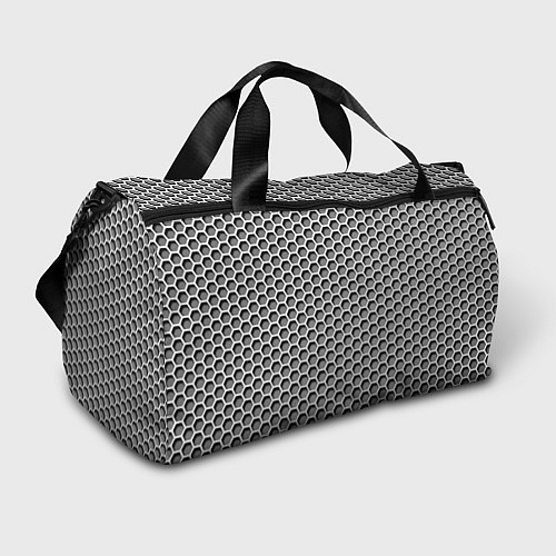 Спортивная сумка Металлическая кольчуга / 3D-принт – фото 1