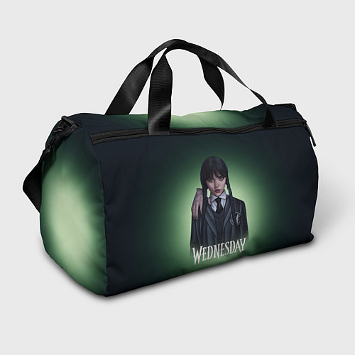Спортивная сумка Wednesday green / 3D-принт – фото 1