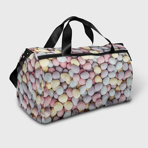Спортивная сумка Абстрактное множество чистых и светлых камней / 3D-принт – фото 1