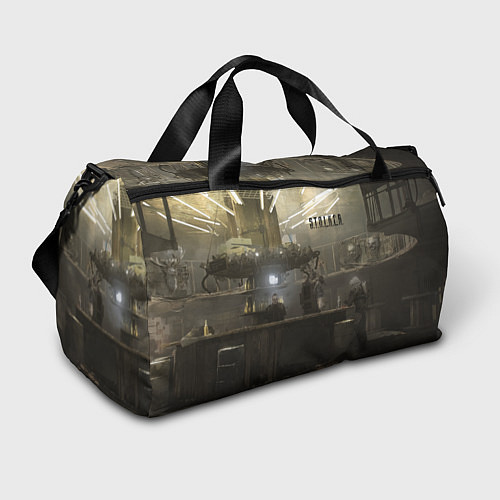 Спортивная сумка STALKER Одиночка и бармен / 3D-принт – фото 1