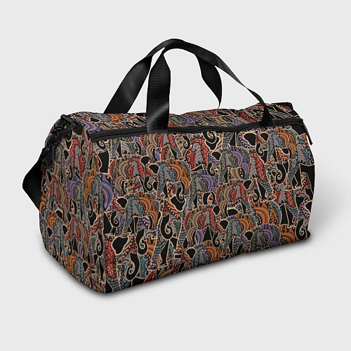 Спортивная сумка Камуфляж из слона / 3D-принт – фото 1