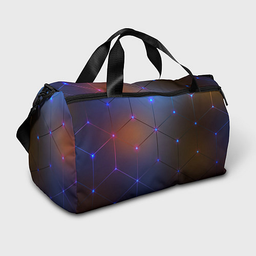 Спортивная сумка Космические треугольники / 3D-принт – фото 1